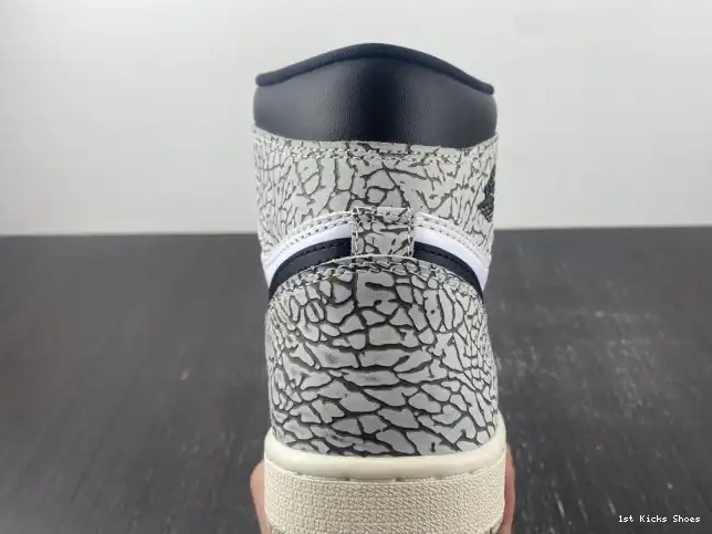 1st Kicks Shoes Cement 1 Jordan High White OG Air DZ5485-052 0610